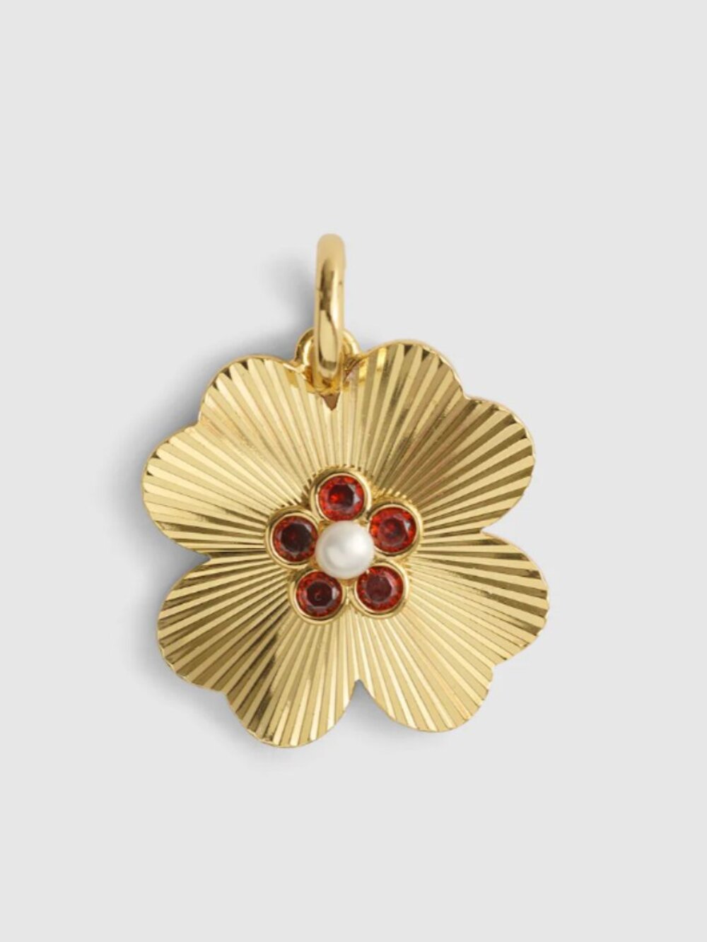 Madewell Freshwater Pearl Flower Charm